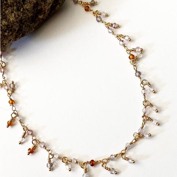 NEW FP x Luna Norte Mixed Stone Anklet Set - Picture 3 of 13